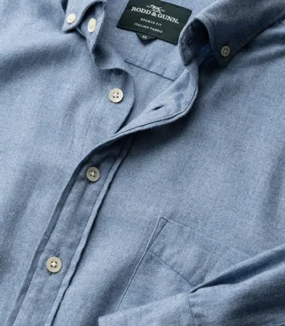 Rodd & Gunn Rodd Gunn Men's Barrhill Long Sleeve Slim Fit Shirt In Blue