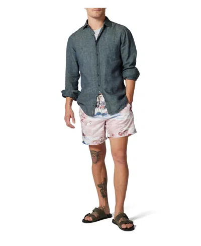 Rodd & Gunn Men's Linen Coromandel Sports Fit Shirt In Gray