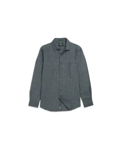 Rodd & Gunn Men's Linen Coromandel Sports Fit Shirt In Gray