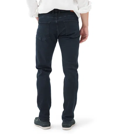 Rodd & Gunn Weston Straight Italian Denim In Blue Black
