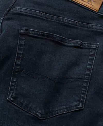 Rodd & Gunn Weston Straight Italian Denim In Blue Black