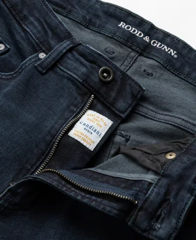 Rodd & Gunn Weston Straight Italian Denim In Blue Black