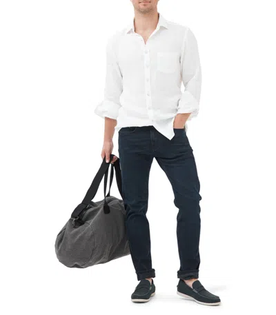 Rodd & Gunn Weston Straight Italian Denim In Blue Black