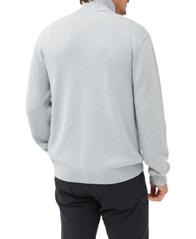 Rodd & Gunn Cashmere Merino Half-zip Sweater In Gray
