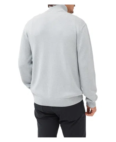 Rodd & Gunn Cashmere Merino Half-zip Sweater In Gray