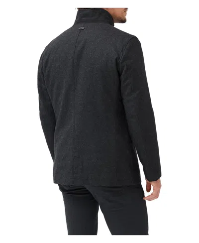 Rodd & Gunn Longbush Wool Blend Jacket In Black