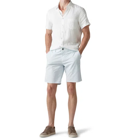 Rodd & Gunn Rodd Gunn Men's Palm Beach Short Sleeve Slim Fit Shirt In White