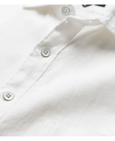 Rodd & Gunn Rodd Gunn Men's Palm Beach Short Sleeve Slim Fit Shirt In White