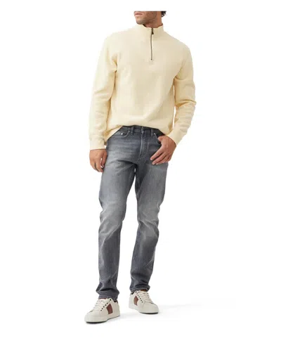 Rodd & Gunn Alton Ave Quarter Zip Sweater In Yellow