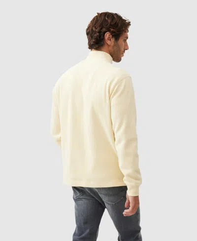 Rodd & Gunn Alton Ave Quarter Zip Sweater In Yellow