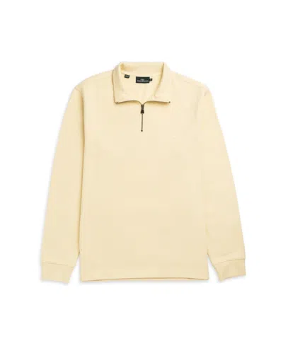 Rodd & Gunn Alton Ave Quarter Zip Sweater In Yellow