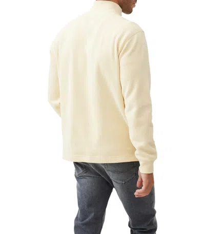 Rodd & Gunn Alton Ave Quarter Zip Sweater In Yellow