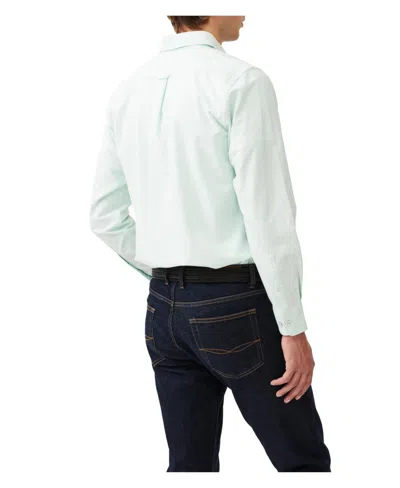 Rodd & Gunn Gunn Oxford Stripe Sports Fit Shirt In Blue