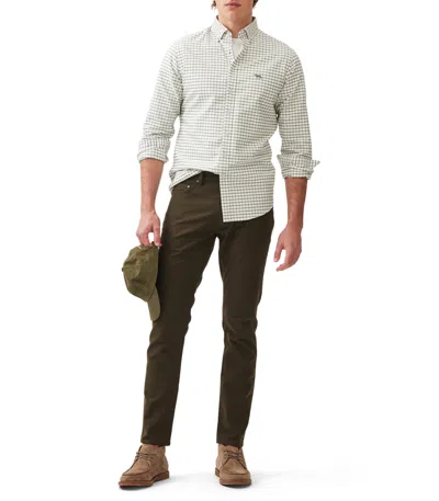 Rodd & Gunn Rodd Gunn Men's Gunn Check Oxford 3 Long Sleeve Slim Fit Shirt In Green