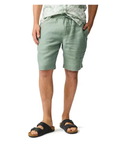 Rodd & Gunn Linen 9" Resort Short In Green