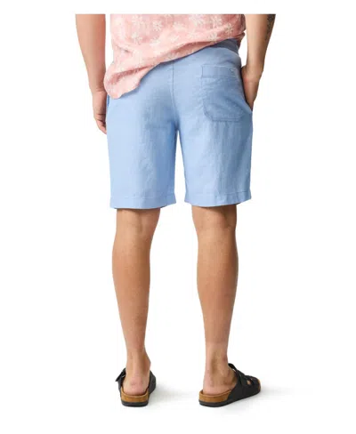 Rodd & Gunn Linen 9 Resort Shorts In Blue