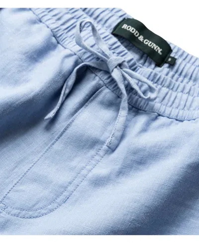 Rodd & Gunn Linen 9 Resort Shorts In Blue