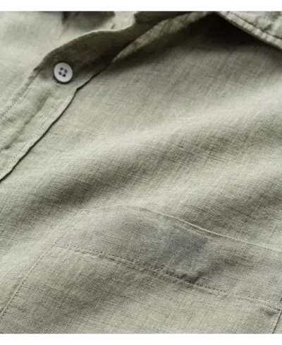 Rodd & Gunn Rodd Gunn Men's Coromandel Linen Long Sleeve Slim Fit Shirt In Green