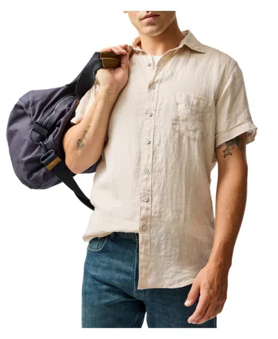 Rodd & Gunn Palm Beach Sports Fit Shirt In Nude