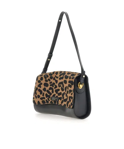 Gianni Chiarini Gianni Chairini Keira Animal-printed Shoulder Bag In Brown