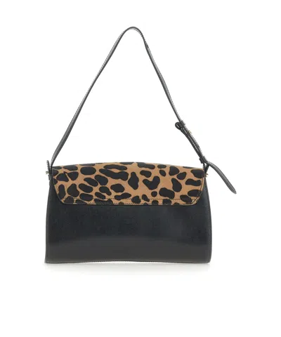 Gianni Chiarini Gianni Chairini Keira Animal-printed Shoulder Bag In Brown