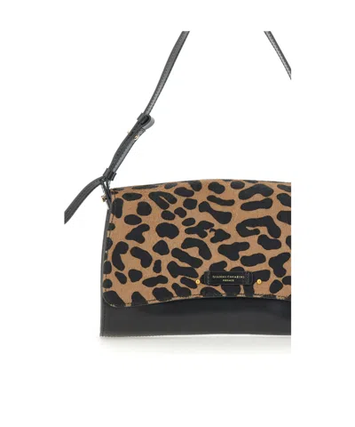 Gianni Chiarini Gianni Chairini Keira Animal-printed Shoulder Bag In Brown