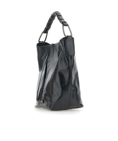 Gianni Chiarini Chain-link Shoulder Bag In Black