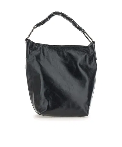 Gianni Chiarini Chain-link Shoulder Bag In Black