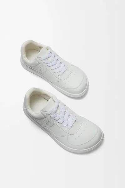 Loewe Jambo Sneaker In Soft Grained Calfskin Sneakers White In White