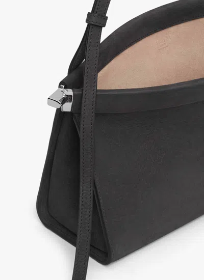 Alaïa Alaia Goatleather Shoulder Bag In Black
