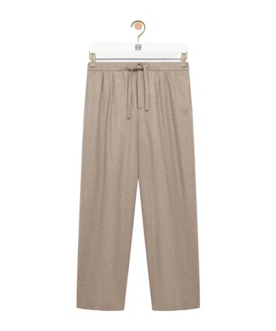 Loewe Belt Loop Casual Pants In Neutral