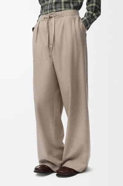 Loewe Belt Loop Casual Pants In Neutral