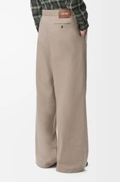 Loewe Belt Loop Casual Pants In Neutral