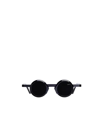 Vava Round-frame Tinted-lenses Sunglasses In Black