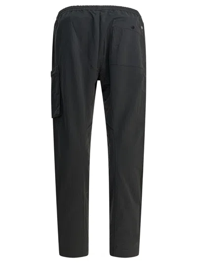 C.p. Company Utility Trousers Featuring Elastic Elements In Black