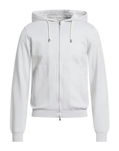 Filippo De Laurentiis Man Sweatshirt Light Grey Size 38 Cotton, Polyamide In Gray
