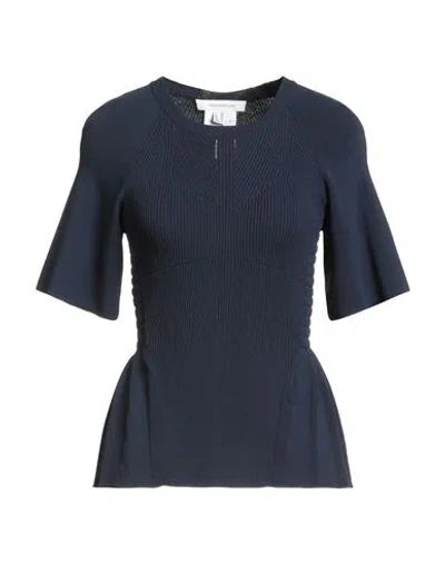 Cedric Charlier Woman Sweater Navy Size 4 Viscose, Polyamide In Black
