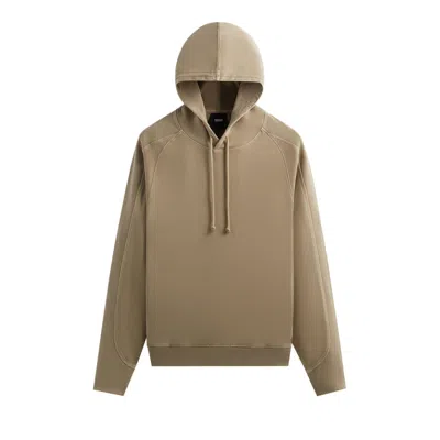 Pre-owned Kith Raglan Bleecker Hoodie 'sanctuary' | Tan | Men's Size M In Brown