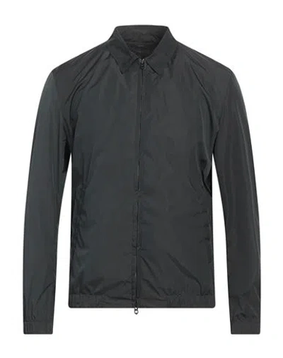 Hevo Hevò Man Jacket Midnight Blue Size 42 Polyamide In Black