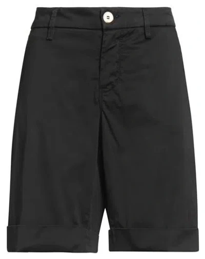 Re-hash Re_hash Woman Shorts & Bermuda Shorts Black Size 31 Cotton, Elastane