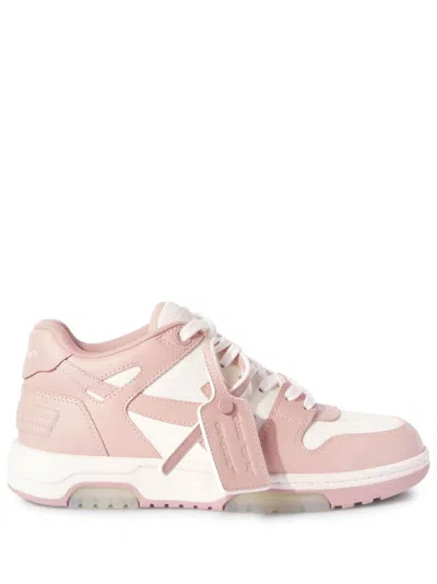 Off-white 30mm Out Of Office Leather Sneakers In Pink