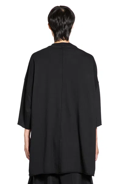 Rick Owens Drkshdw Maglietta Tommy T In Black