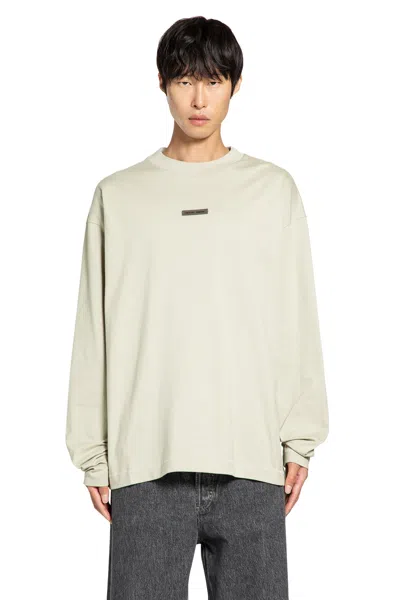Fear Of God Maglietta Classica A Maniche Lunghe In Neutral