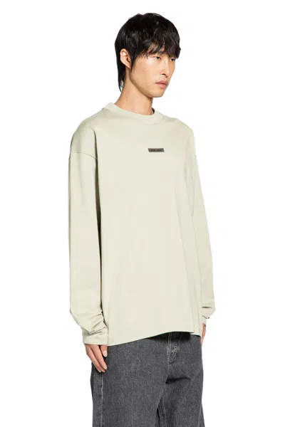 Fear Of God Maglietta Classica A Maniche Lunghe In Neutral