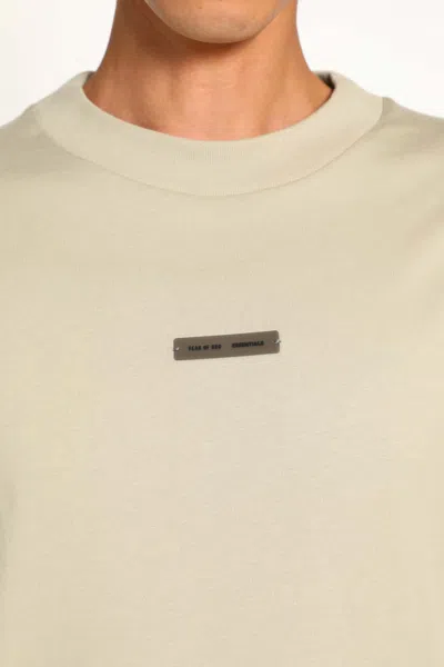 Fear Of God Maglietta Classica A Maniche Lunghe In Neutral