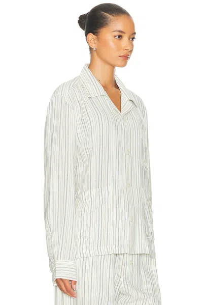 Bode Electric Light Long Sleeve Shirt In Yellow