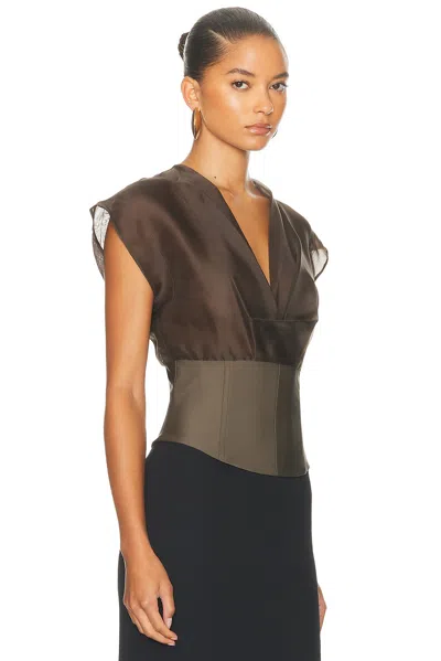 Staud Pinnacle Top In Brown