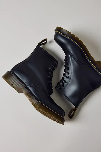 Dr. Martens Leder 1460 Serena Stiefeletten Mit Kunstfellfutter In Black