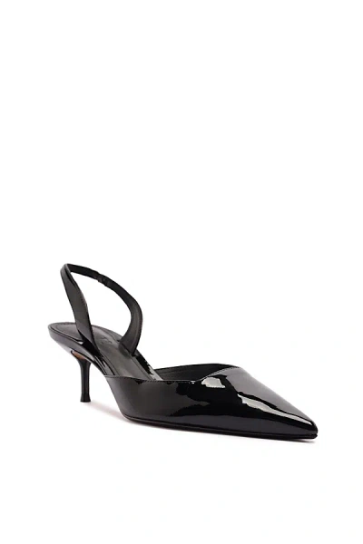 Schutz Paola Mid Pumps In Black Leather In Black