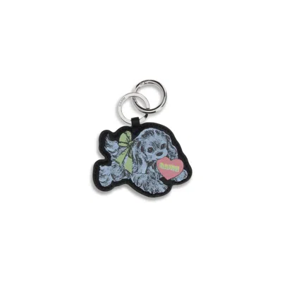 Ganni Women Puppy Keychain In Multi